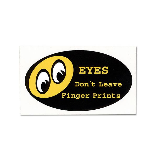 Don’t Leave Finger Prints Sticker [DM131] – MOONEYES BKK